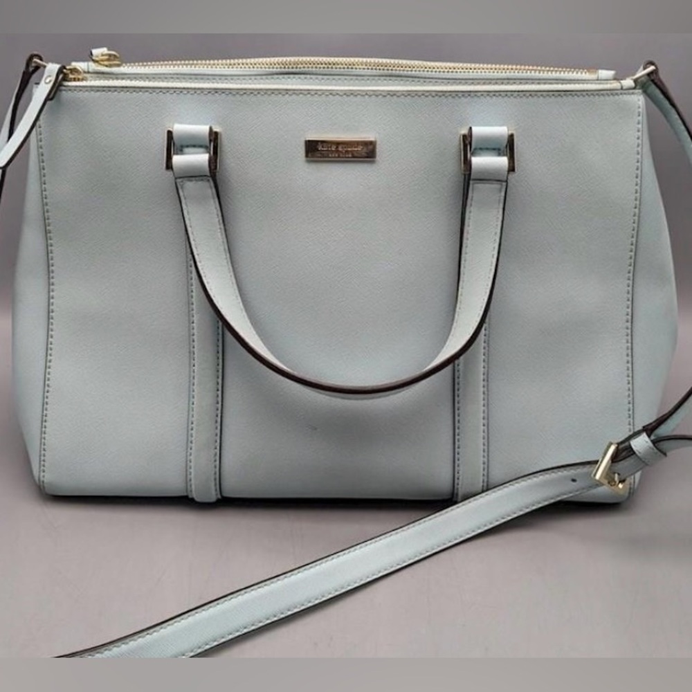 Authentic Kate Spade Blue Saffiano Leather Bag